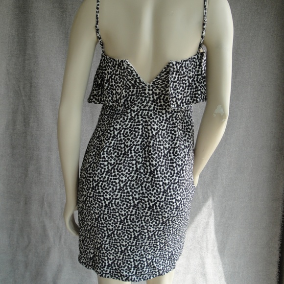J Crew black&white NEW spaghetti strap dress - Picture 2 of 6